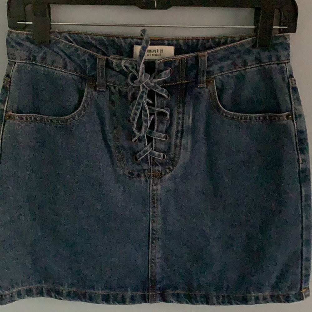 Forever 21 denim skirt